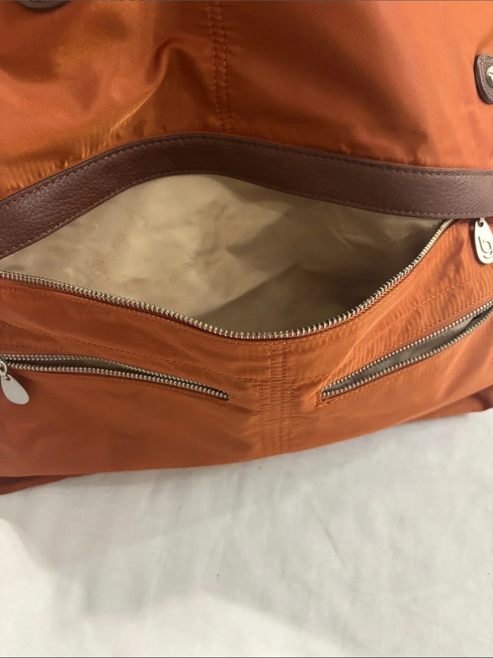 Baggallini Rust Orange/Brown Tote Bag